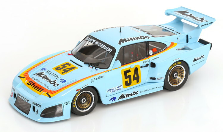 ベルク83 1/18 ポルシェ 935 K3 Mambo #54 DRMはやりっ児 1979 クラウス ルートヴィッヒWerk83 1:18 Porsche 935 K3 Mambo #54 DRM Champion 1979