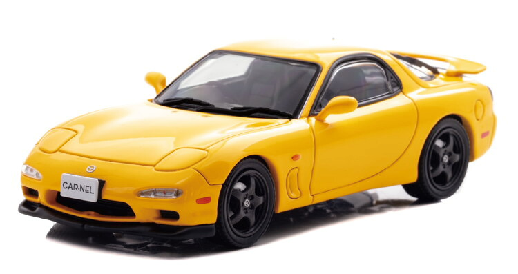カーネル 1/43 マツダ RX-7 Type RS-R FD3S 1997 サンバーストイエロー 300台押さえるCar-Nel 1:43 Mazda RX-7 Type RS-R FD3S 1997 Sunburst Yellow