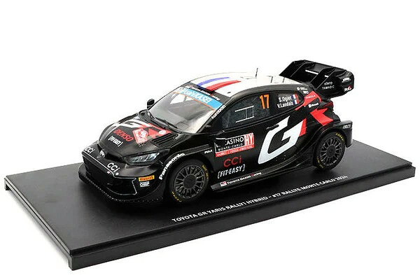TOYOTA GAZOO Racing特注 1/18 トヨタ GR ヤリス ラリー 1 ハイブリッド TOYOTA GAZOO レーシング WRT #17 オジエ/ロンデ 2024 WRC モンテカルロ ラリー TGR_WRCTOYOTA GAZOO Racing 1:18 Toyota GR Yaris Rally 1 Hybrid N17 2024 WRC Monte Carlo Rally TGR_WRC|Reowide モデルカー カタログ SHOP