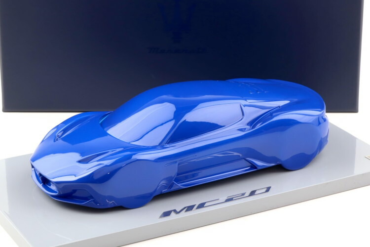 マセラティ特注 BBR 1/18 シルエット マセラティ MC20 クーペ 2020 ブルー インフィニートBBR 1:18 Silhouette Maserati MC20 Coupe 2020 Blu Infinito|Reowide モデルカー カタログ SHOP