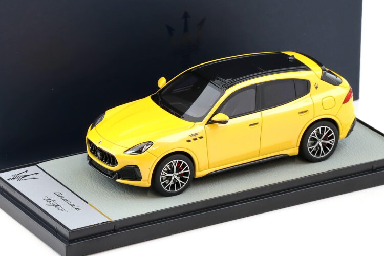 マセラティ特注 BBR 1/43 マセラティ グレカーレ トロフェオ 2022 ジャッロ コルセBBR 1:43 Maserati Grecale Trofeo 2022 Giallo Corse|Reowide モデルカー カタログ SHOP
