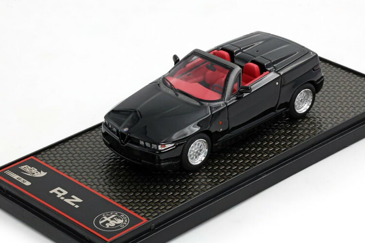 BBR 1/43 アルファロメオ RZ ロードスター スパイダー 1992 ブラック 50台限定 BBR 1:43 ALFA ROMEO RZ ROADSTER SPIDER 1992 BLACK LIMITED 50 pcs