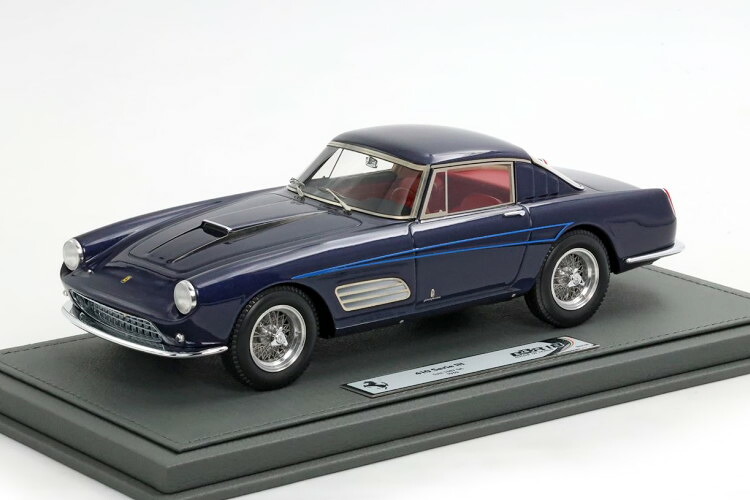 BBRひな形 1/18 フェラーリ 410 百貨店亜米利加 錫1387SA 3続きもの 1958 暗然たる 青碧 メタリック 108台押さえるBBR MODELS 1:18 FERRARI 410 SUPERAMERICA s/n1387SA III SERIES 1958 DARK BLUE METALLIC LIMITED 108 pcs