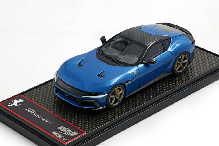 BBRモデル 1/43 フェラーリ 12 シリンダー クーペ V12 830PS 2024 ブルー コルサ ブルー 50台限定 BBR MODELS 1:43 FERRARI 12 CYLINDER COUPE V12 830PS 2024 BLU CORSA BLUE LIMITED 50 pcs