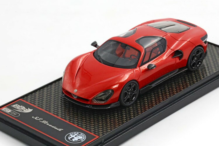 BBRモデル 1/43 アルファロメオ 33 ストラダーレ 2025 アランチョーネ オレンジ 233台限定 BBR MODELS 1:43 ALFA ROMEO 33 STRADALE 2025 ARANCIONE ORANGE LIMITED 233 pcs