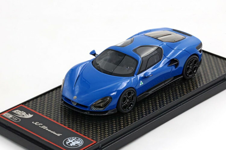 BBRモデル 1/43 アルファロメオ 33 ストラダーレ 2025 ブルー レアーレ ブルー 133台限定BBR MODELS 1:43 ALFA ROMEO 33 STRADALE 2025 BLU REALE BLUE LIMITED 133 pcs|Reowide モデルカー カタログ SHOP