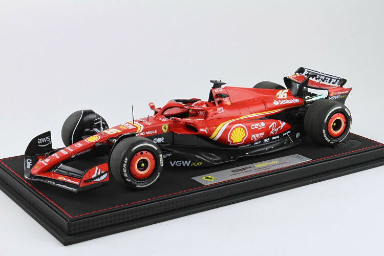 BBRモデル 1/18 フェラーリ SF-24 #16 優勝 イタリアグランプリ フォーミュラ1 2024 シャルル ルクレールBBR MODELS 1:18 Ferrari SF-24 N16 Winner Italy GP Formula 1 2024 Charles Leclerc｜Reowide モデルカー カタログ SHOP