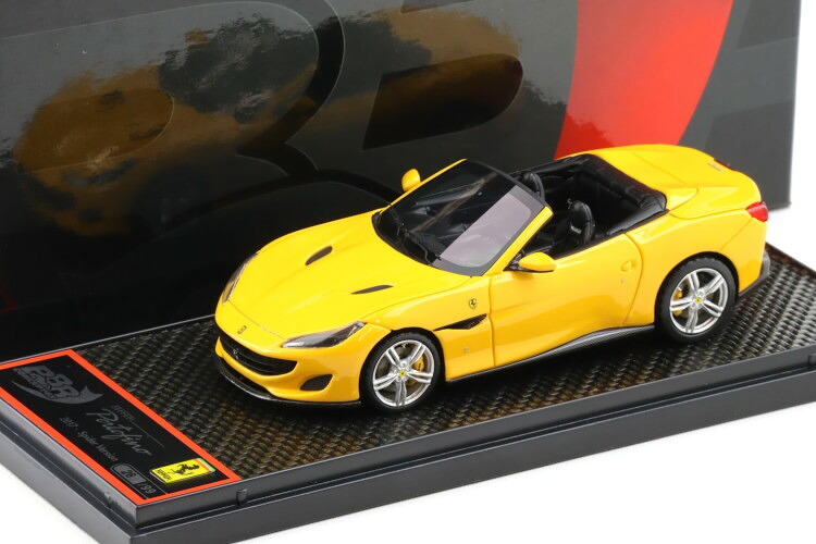 BBR 1/43 フェラーリ ポルトフィーノ 蜘蛛 2017 ジアロモデナ 99台押さえるBBR 1:43 Ferrari Portofino Spider 2017 Giallo Modena Limited 99 pcs