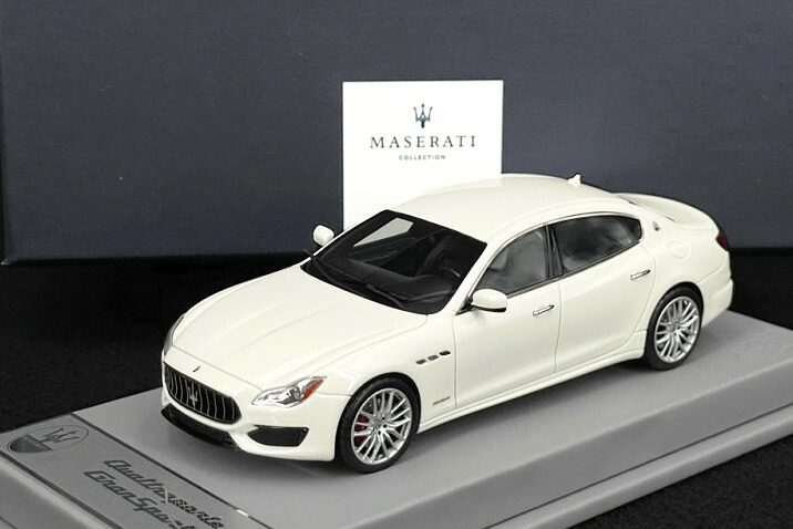 マセラティ特注 BBR 1/43 マセラティ クワトロポルテ グランスポーツ 2017 ビアンコ アルピBBR 1:43 Maserati  Quattroporte GranSport Limousine Bianco Alpi