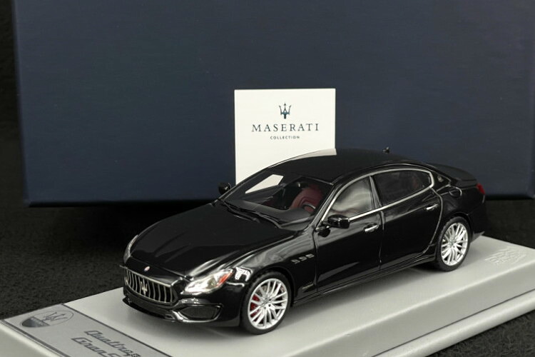 BBR 1/43 マセラティ クアトロポルテ グランスポーツ 2017 ネロ リベッレ 250台押さえるBBR 1:43 Maserati Quattroporte GranSport 2017 Nero Ribelle Limited 250 pcs