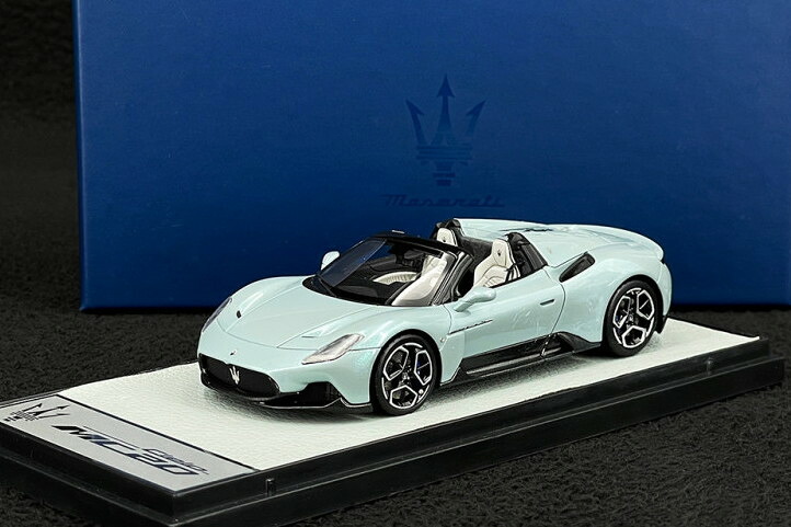 BBR 1/43 マセラティ MC20 チェロ 2020 イリデセント パーリー アクアマリーナBBR 1:43 Maserati MC20 Cielo 2020 Iridescent Pearly Aquamarina