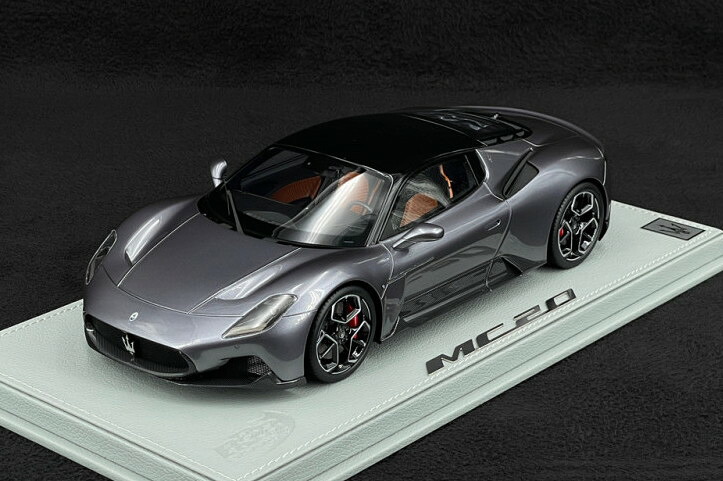 BBR 1/18 マセラティ MC20 2020 グリージョ ミステーロ グロッシーブラックBBR 1:18 Maserati MC20 2020 Grigio Mistero Glossy Black