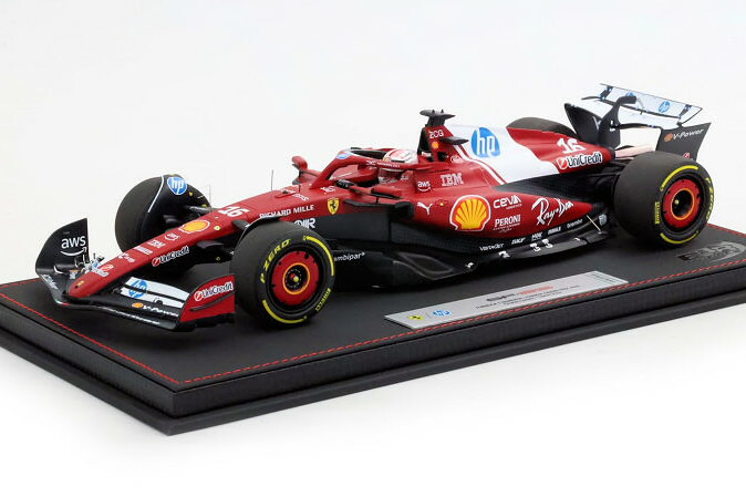BBR 1/18 フェラーリ 数式1 空想科学小説 25 野球クラブ スクーデリア Ferrari HP 空想科学小説25 #16 疾駆 スピード競技 中国グランプリ 2025 シャルル ルクレールBBR 1:18 Ferrari F1 空想科学小説 25 Team Scuderia Ferrari Hp sf25 N16 Sprint Race China Gp 2025