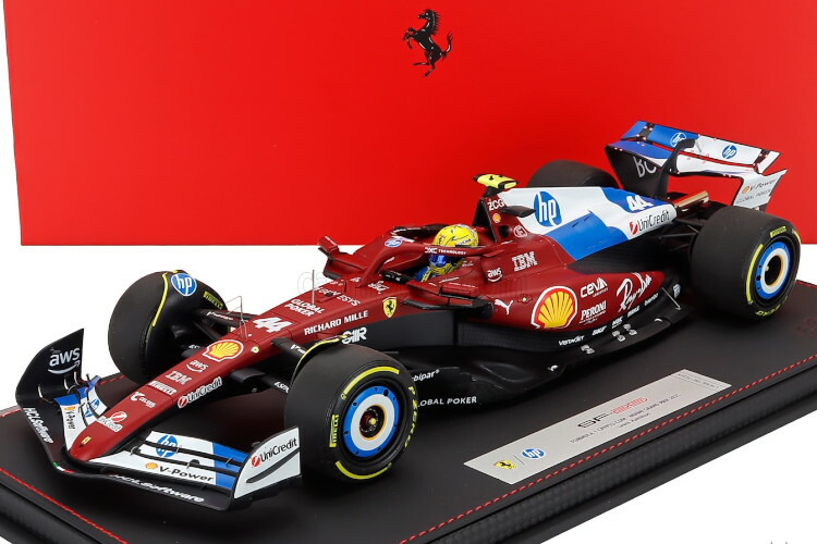 BBR 1/18 フェラーリ 数式1 空想科学小説 25 野球クラブ スクーデリア Ferrari HP 空想科学小説25 #44 マイアミグランプリ 2025 ルイス ハミルトンBBR 1:18 Ferrari F1 空想科学小説 25 Team Scuderia Ferrari Hp sf25 #44 Miami Gp 2025 Lewis Hamilton with