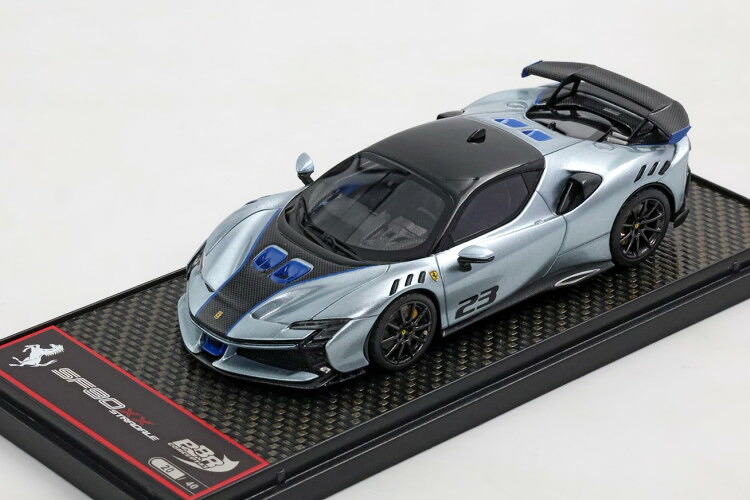 BBR 1/43 フェラーリ SF90 XX ストラダーレ #23 2024 グリジオチタニオBBR 1:43 Ferrari SF90 XX Stradale #23 2024 Grigio Titanio|Reowide モデルカー カタログ SHOP