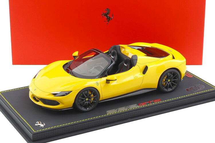 BBR 1/18 フェラーリ 296 GTS ジャッロモデナ 黄色 100台押さえるBBR 1:18 Ferrari 296 GTS Giallo Modena Yellow Limited 100 pcs.