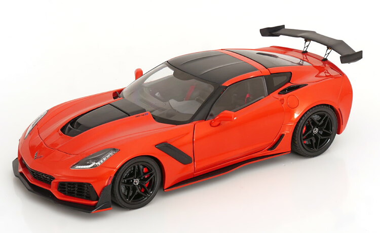 イクソ 1/18 シボレー コルベット C7 ZR1 2019 セブリングオレンジIXO 1:18 Chevrolet Corvette C7 ZR1 2019 Sebring Orange Tint