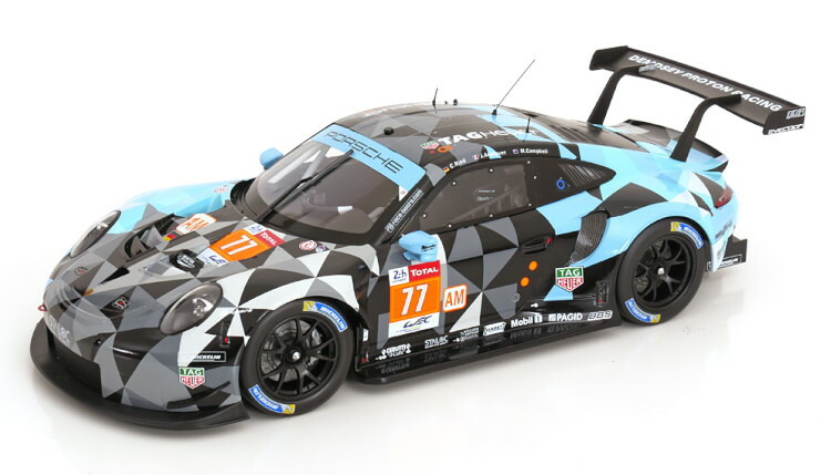 イクソ 1/12 ポルシェ 911 RSR #77 優勝 LMGTE Am ル・マン24時間 2018IXO 1:12 Porsche 911 RSR #77 Winner LMGTE Am 24h Le Mans 2018｜Reowide モデルカー カタログ SHOP