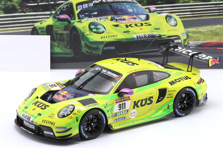 イクソ 1/18 ポルシェ 911 GT3 R #911 2位 ニュルブルクリンク24第四次元 2025IXO 1:18 Porsche 911 GT3 R #911 2nd 24h Nurburgring 2025