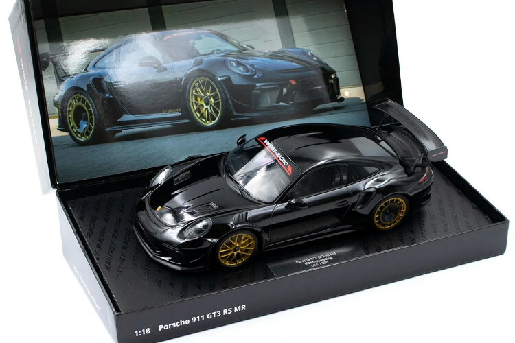 イクソ 1/18 ポルシェ 911 GT3 RS MR ブラック コレクターエディションIXO 1:18 Porsche 911 GT3 RS MR Black Collector Edition|Reowide モデルカー カタログ SHOP