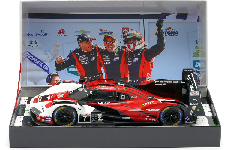 イクソ 1/18 ポルシェ 963 #7 優勝 デイトナ24時間 2025Ixo 1:18 Porsche 963 #7 Winner 24h Daytona 2025｜Reowide モデルカー カタログ SHOP