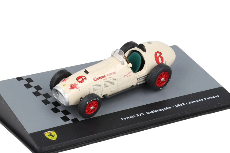 イクソ 1/43 センタウリア フォーミュラ1 フェラーリ 375 インディ #6 1952 ジョニー パーソンズIXO 1:43 CENTAURIA FORMULE 1 FERRARI 375 INDY #6 1952｜Reowide モデルカー カタログ SHOP
