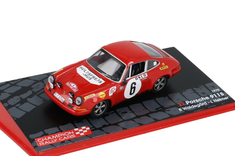 イクソ アルタヤ 1/43 ポルシェ 911S #6 フィンランドラリー 1970 B. ワルデゴールIXO ALTAYA 1:43 Porsche 911S #6 Rally Finland 1970 B. Waldegard｜Reowide モデルカー カタログ SHOP