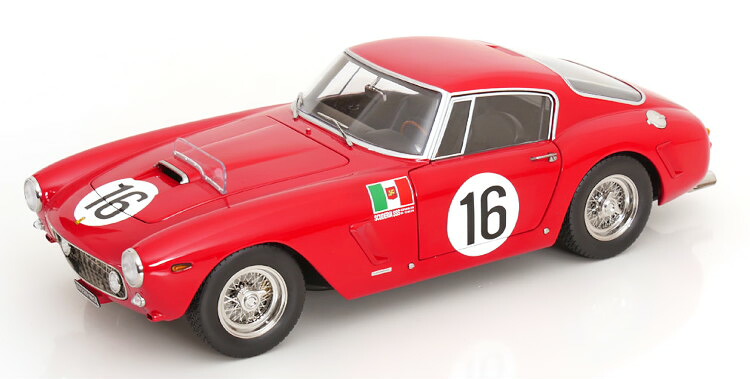 KKスケール 1/12 フェラーリ 250 GT SWB #16 ル・マン 1961 トランティニャン/アバーテKK Scale 1:12 Ferrari 250 GT SWB #16 Le Mans 1961 Trintignant/Abate｜Reowide モデルカー カタログ SHOP