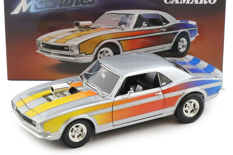 ACME 1/18 シボレー カマロ 1968 ストリートマシン シルバーメタリックACME 1:18 Chevrolet Camaro 1968 Street Machine Silver Metallic|Reowide モデルカー カタログ SHOP
