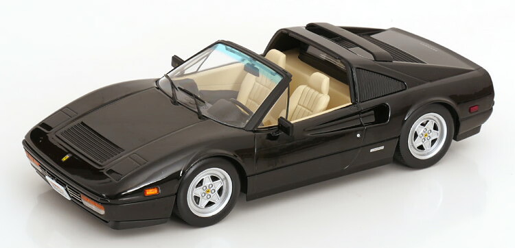 KKスケール 1/18 フェラーリ 328 GTS USバージョン Miami Vice 1985 ブラックKK Scale 1:18 Ferrari 328 GTS US Version Miami Vice 1985 Black｜Reowide モデルカー カタログ SHOP