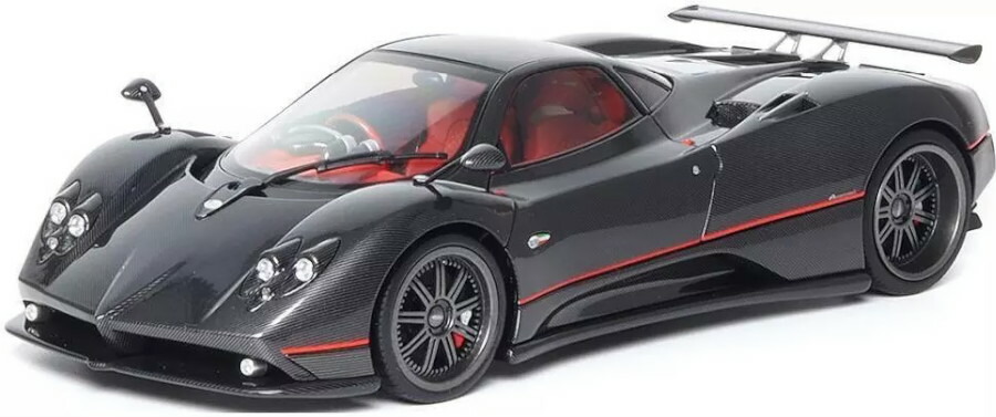 Almost Real 1/18 パガーニ ゾンダ ブラックカーボン 当日発送 Amazon | 【Almost Real】Pagani Zonda F - 2005 - Grigio
