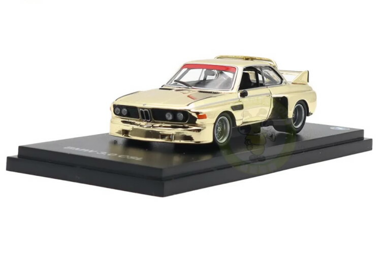 オールモストリアル 1/64 BMW 3.0 CSL ゴールデンクロームAlmost Real 1:64 BMW 3.0 CSL Golden Chrome