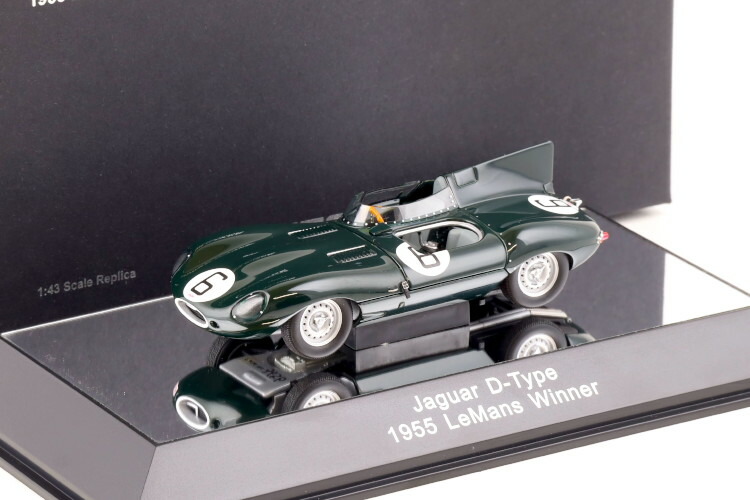 オート美術 1/43 ジャガー D印字機 #6 勝ちえる ル・マン24第四次元スピード競技 1955 JM Hawthorn/BuebAUTOart 1:43 Jaguar D TYPE #6 1955 LeMans 24h Winner JM Hawthorn/Bueb