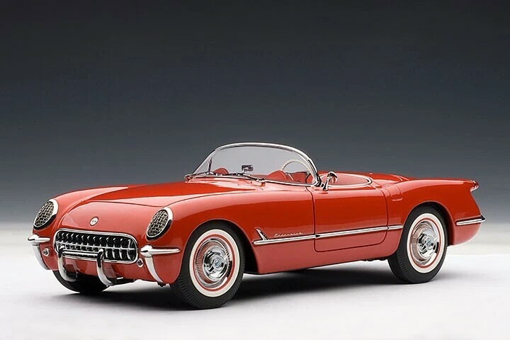 オートアート 1/18 シボレー コルベット 1954 レッド 開閉AUTOart 1:18 Chevrolet Corvette 1954 Red｜Reowide モデルカー カタログ SHOP