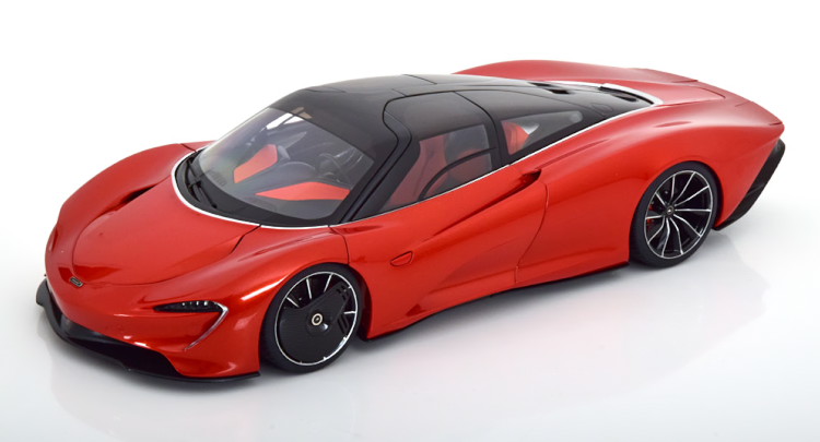 オートアート 1/18 マクラーレン スピードテール 2020 オレンジメタリック 開閉AUTOart 1:18 McLaren Speedtail 2020 orange-metallic｜Reowide モデルカー カタログ SHOP