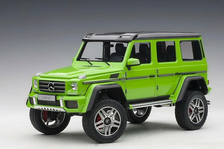 オートアート 1/18 メルセデス・ベンツ G500 4X4 エイリアングリーン 開閉AUTOart 1:18 Mercedes-BENZ G500 4×4 Alien green|Reowide モデルカー カタログ SHOP