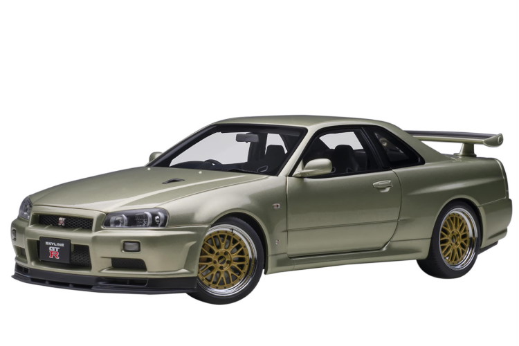 【楽天市場】オートアート 1/18 日産 スカイライン GT-R (R34) V 