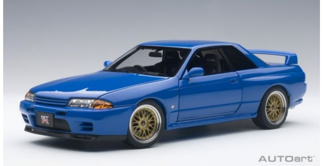 オートアート 1/18 ニッサン スカイライン R34 ブルー AUTOart 1/18 ニスモ R34 GT-R Z-tune （ベイサイドブルー） 774