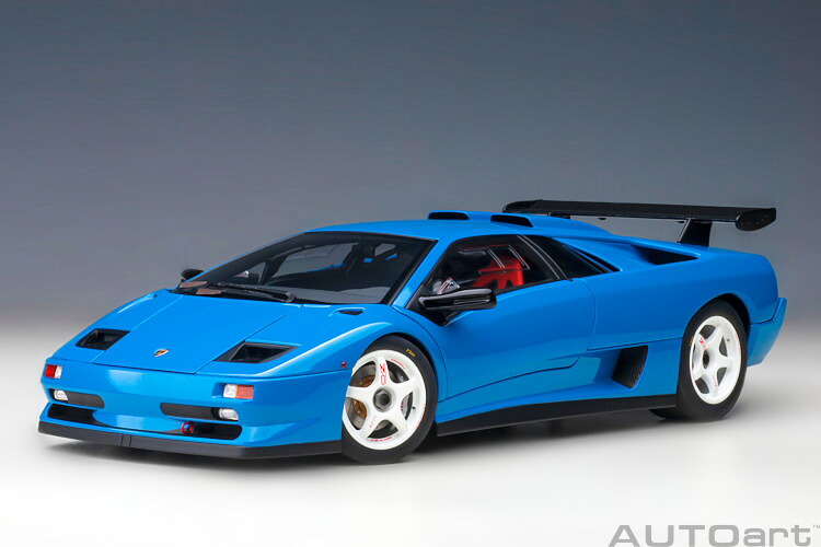 オートアート 1/18 ランボルギーニ ディアブロ SV-R ブルールマン 開閉 Autoart 1:18 Lamborghini Diablo SV-R BLU LE MANS