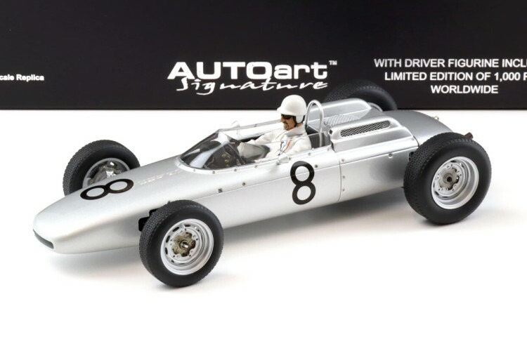 オートアート 1/18 ポルシェ 804 #8 F1 ヨアキム ボニエ ニュルブルクリンク 1962 ドライバーフィギュア付き AUTOart 1:18 Porsche 804 #8 F1 Jo Bonnier Nurburgring 1962 with driver figure