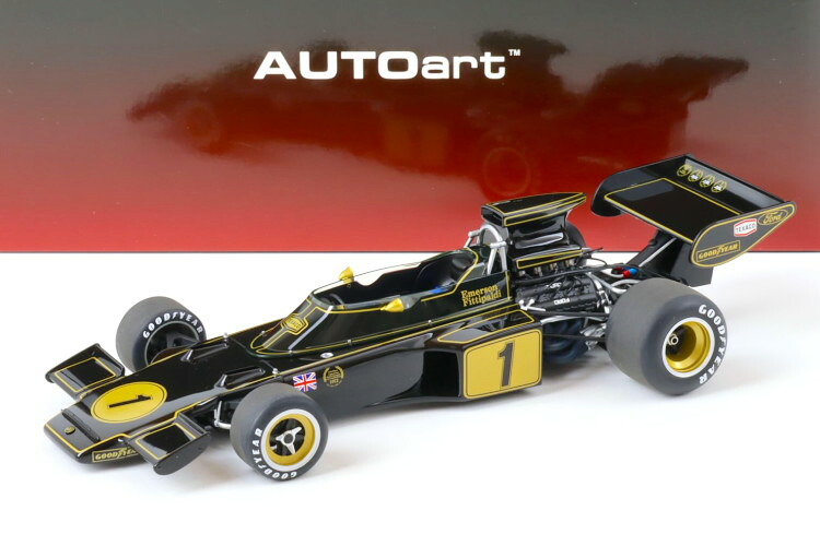 オートアート 1/18 チーム ロータス タイプ 72E #1 グランプリ 1973 エマーソン フィッティパルディ AUTOart 1:18 Team Lotus Type 72E #1 Grand Prix GP 1973 Emerson Fittipaldi