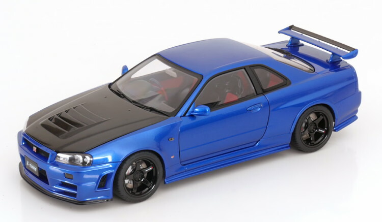 楽天市場】オートアート 1/18 日産 スカイライン GT-R (R34) V