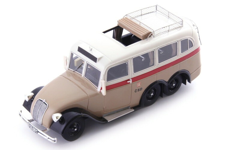 オートカルト 1/43 タトラ T82 バス 1937 アイボリー/ホワイト/レッド 333台限定autocult 1:43 Tatra T82 bus 1937 ivory / white / red Limitation 333 pcs.|Reowide モデルカー カタログ SHOP