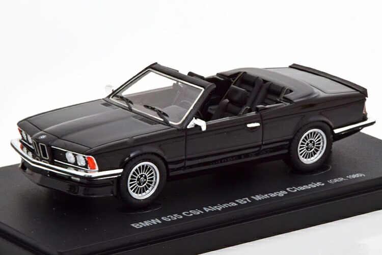 オートカルト 1/43 BMW 635 CSI アルピナ B7 ミラージュ 1985 ブラック autocult 1:43 BMW 635 CSI Alpina B7 Mirage Classic 1985 black｜Reowide モデルカー カタログ SHOP 17,101円