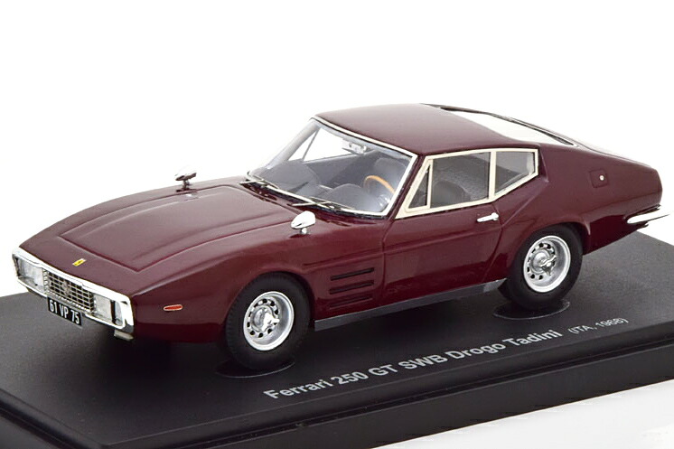 オートカルト 1/43 フェラーリ 250 GT SWB ドロゴ タディーニ 1968 ダークレッド autocult 1:43 Ferrari 250 GT SWB Drogo Tadini 1968 darkred