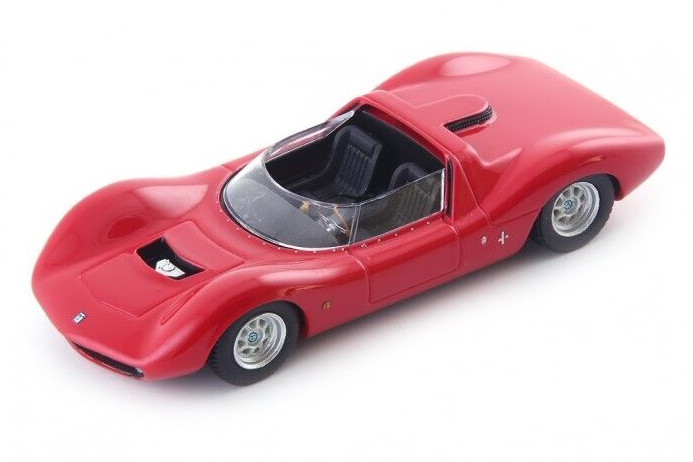 オートカルト1/43 デ トマソ コンペティツィオーネ 2000 1965 レッド コンセプト<br>AutoCult 1:43 De Tomaso Competizione 2000 1965 red Concept