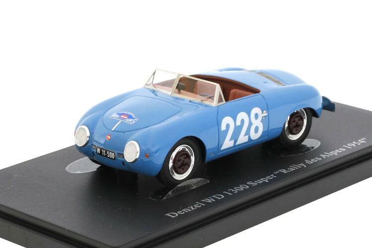オートカルト 1/43 デンゼル WD 1300 スーパー #228 ラリー デ アルペン 1954 ヴォルフガング デンゼル / Hubert Stroinigg autocult 1:43 Denzel WD 1300 Super N228 Rally des Alpes 1954 Wolfgang Denzel / Hubert Stroinigg