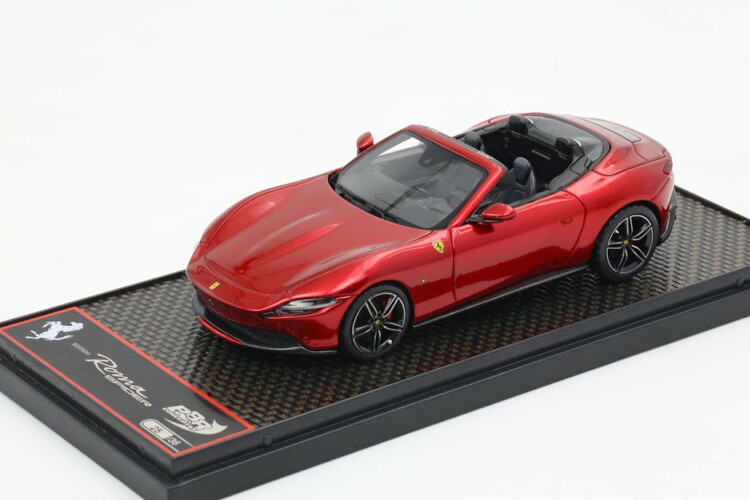 BBRモデルズ 1/43 フェラーリ ローマ スパイダー オープン 2020 ロッソ・マグマ (レッドメタリック) 36台限定 BBR Models 1:43 FERRARI ROMA SPIDER OPEN 2020 ROSSO MAGMA RED METALLIC LIMITED 36 pcs