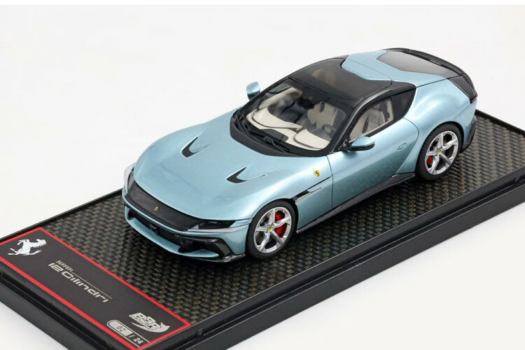 BBRモデル 1/43 フェラーリ 12シリンダー V12 830cv パノラミックルーフ 2024 チェレステ トレヴィ ライトブルーメタリック 24台限定BBR-MODELS 1:43 FERRARI 12CYLINDER V12 830PS PANORAMIC ROOF 2024 CELESTE TREVI LIGHT BLUE METALLIC LIMITED 24 pcs｜Reowide モデルカー カタログ SHOP