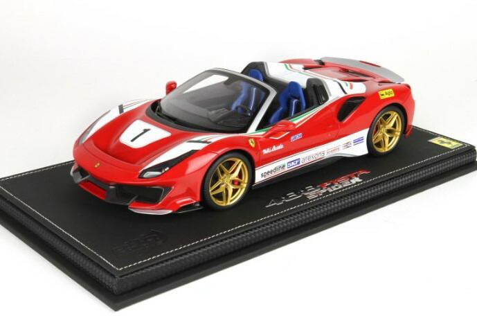 楽天市場】BBR 1/18 フェラーリ 488 ピスタ スパイダー ホワイト